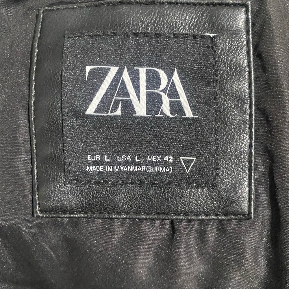 Zara leather jacket - Picture 2 of 5